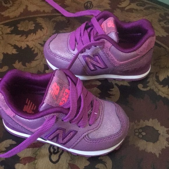New Balance Shoes New Balance 574 Core Baby Girl Purple Glitter